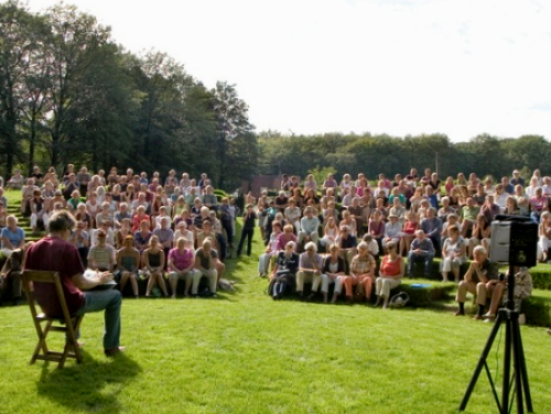 opening tuin De Lage Oorsprong evenement met hang